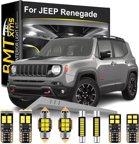 LED مجموعة الإضاءة الداخلية لاستبدال JEEP Renegade 2015 2016 2017 2018 2019 2020 2021 2022 2023 2024 in Saudi Arabia
