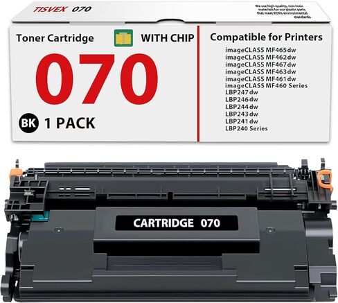 خرطوشة حبر 070 متوافقة مع خرطوشة حبر Canon 070 خرطوشة حبر 070H CRG070 CRG070H لـ imageCLASS MF465dw MF462dw LBP246dw LBP247dw عبوة من قطعتين in Saudi Arabia