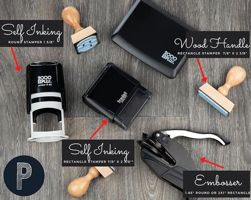 from The Library of, Ex Libris Book Stamp, Custom Library Stamp, Personalized Teacher Gift Monogram Self-Inking or Wood Handle Rubber Stamp (Crystal) Black, Blue, Green, Red, Purple in Kuwait