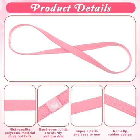 10 قطع من عصابات الرأس الرياضية النحيفة للنساء، عصابة رأس رياضية رفيعة غير قابلة للانزلاق، عصابات رأس مرنة للتمرين للجري واليوجا وركوب الدراجات والرياضة وصالة الألعاب الرياضية، 10 ألوان in Kuwait