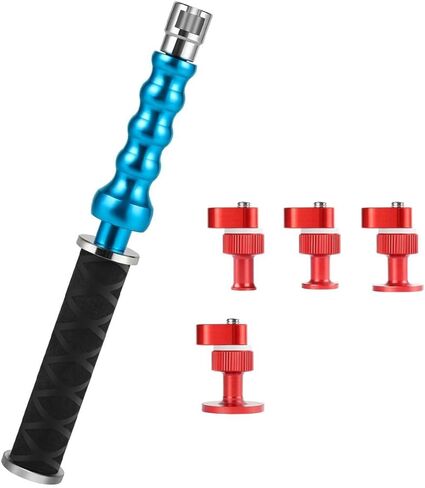 WHDZ Paintless Dent Repair Kit Slide Hammer with 4 Pieces Lockable Aluminum Puller Tab Auto Body Dent Removal Tool in Kuwait