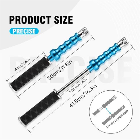 WHDZ Paintless Dent Repair Kit Slide Hammer with 4 Pieces Lockable Aluminum Puller Tab Auto Body Dent Removal Tool in Kuwait