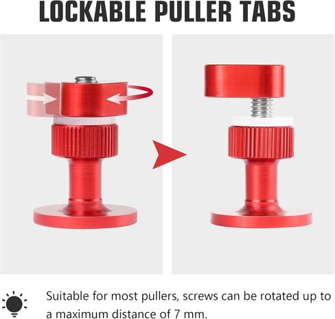 WHDZ Paintless Dent Repair Kit Slide Hammer with 4 Pieces Lockable Aluminum Puller Tab Auto Body Dent Removal Tool in Kuwait