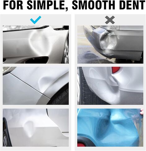 WHDZ Paintless Dent Repair Kit Slide Hammer with 4 Pieces Lockable Aluminum Puller Tab Auto Body Dent Removal Tool in Kuwait