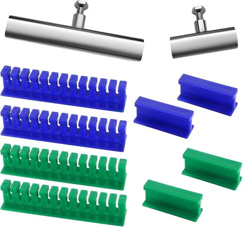 Paintless Dent Repair Tools, Car Dent Removal Kit Auto Body Dent Puller Glue Tabs, Green Blue Long Dent Remover Tool Pulling Tab, Automobile Pulling Bridge Body Repair Tool Kit in Kuwait