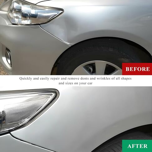 Paintless Dent Repair Tools, Car Dent Removal Kit Auto Body Dent Puller Glue Tabs, Green Blue Long Dent Remover Tool Pulling Tab, Automobile Pulling Bridge Body Repair Tool Kit in Kuwait