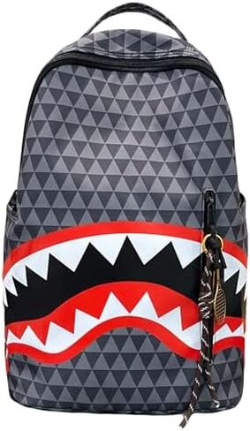 Large Capacity Laptop Backpack Water Resistant Durable Daily Carry Backpack Graphic Urban Streetwear Bookbag for Commuting (Charcoal) in Saudi Arabia