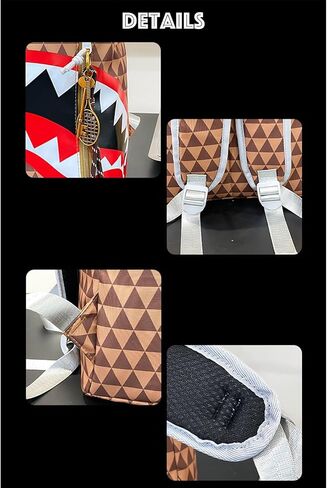 Large Capacity Laptop Backpack Water Resistant Durable Daily Carry Backpack Graphic Urban Streetwear Bookbag for Commuting (Charcoal) in Saudi Arabia