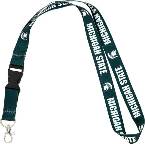 Desert Cactus Michigan State University Lanyard Spartans MSU Car Keys ID Badge Holder Keychain Detachable Breakaway Snap Buckle (Gray) in Saudi Arabia