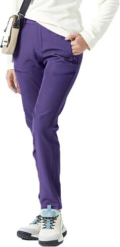 Women Hiking Cargo Pants - Lightweight Quick Dry Joggers with 5 Zipper Pockets Stretch Waist for Camping in Saudi Arabia