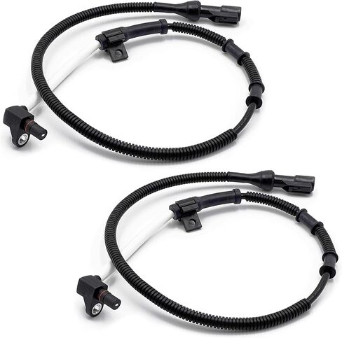2Pcs Front Left and Right ABS Wheel Speed Sensor Compatible with Ford F150 Heritage F250 HD Super Duty Expedition Replacement for Lincoln Navigator 1998-2004 4WD Replaces F65Z2C204DB in Saudi Arabia