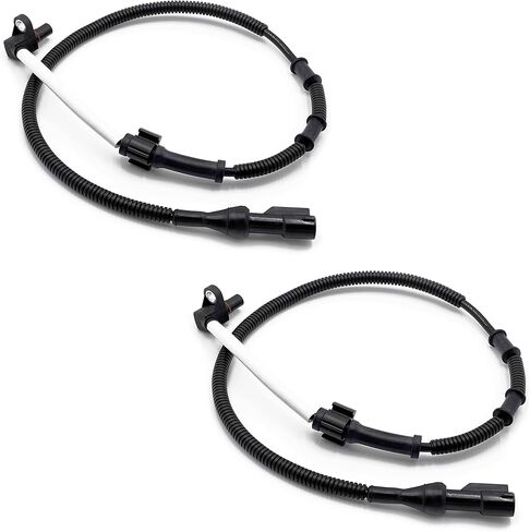2Pcs Front Left and Right ABS Wheel Speed Sensor Compatible with Ford F150 Heritage F250 HD Super Duty Expedition Replacement for Lincoln Navigator 1998-2004 4WD Replaces F65Z2C204DB in Saudi Arabia