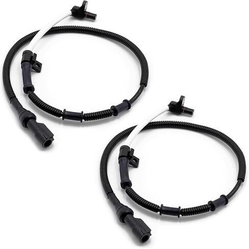 2Pcs Front Left and Right ABS Wheel Speed Sensor Compatible with Ford F150 Heritage F250 HD Super Duty Expedition Replacement for Lincoln Navigator 1998-2004 4WD Replaces F65Z2C204DB in Saudi Arabia