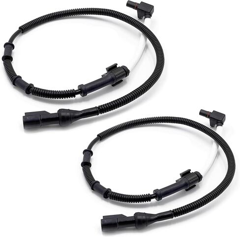 2Pcs Front Left and Right ABS Wheel Speed Sensor Compatible with Ford F150 Heritage F250 HD Super Duty Expedition Replacement for Lincoln Navigator 1998-2004 4WD Replaces F65Z2C204DB in Saudi Arabia