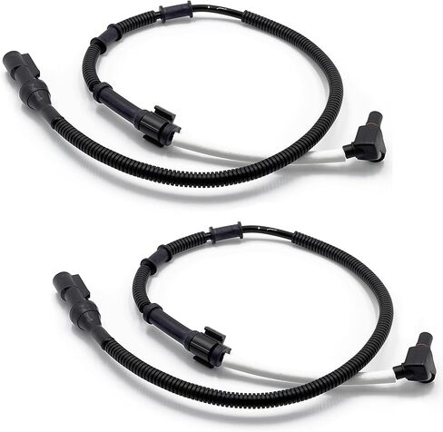 2Pcs Front Left and Right ABS Wheel Speed Sensor Compatible with Ford F150 Heritage F250 HD Super Duty Expedition Replacement for Lincoln Navigator 1998-2004 4WD Replaces F65Z2C204DB in Saudi Arabia