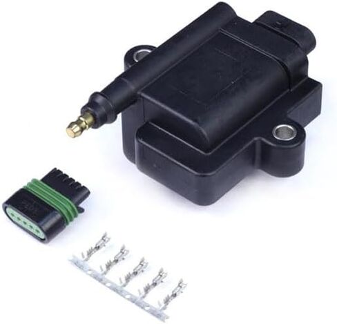 Haltech - ملف حثي IGN-1A عالي الإخراج مع جهاز إشعال مدمج (بما في ذلك التوصيل والدبابيس) (HT-020114) in Kuwait
