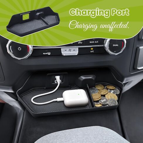Front Center Console Organizer Compatible with 2022-2026 Ford F150 Jump Seat Interior Accessories, Under AC Control Console Hanging Storage Mount Holder Insert Tray in Saudi Arabia