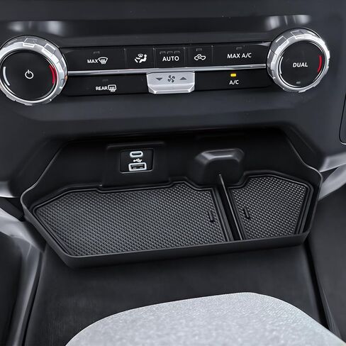 Front Center Console Organizer Compatible with 2022-2026 Ford F150 Jump Seat Interior Accessories, Under AC Control Console Hanging Storage Mount Holder Insert Tray in Saudi Arabia