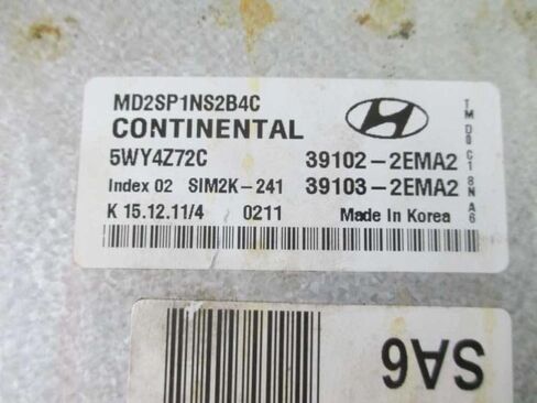 2011-2013 11-13 Compatible with Hyundai Elantra Engine ECM Control Module 39103-2EMA2 391032EMA2 in Saudi Arabia