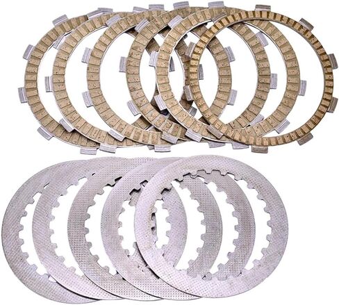 Steel Friction Clutch Plate Kit Compatible With MTX200R CBF250 CBF 250 TRX350 TRX350F TRX450E TRX450 ES Foreman TRX 350 450(Paper Clutch Plate) in Kuwait