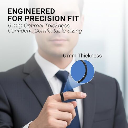 Smart Ring Sizer Kit for Accurate Finger Measurement – Reusable Ring Measuring Tool for Sizes US 6-13 – Lightweight ABS Plastic with Instruction Guide – Ideal for Wellness and Fitness Rings in Saudi Arabia