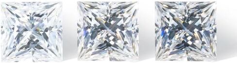 High Clarity D Colorless Princess Moissanite Diamond Loose Moissanite Stone in Saudi Arabia