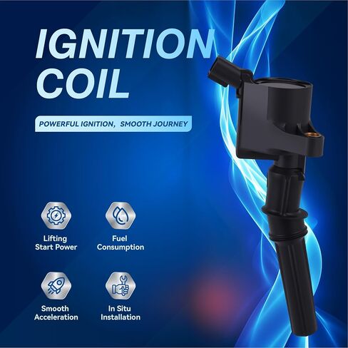 مجموعة FD503 مكونة من 8 ملفات إشعال متوافقة مع Ford Lincoln Mercury 4.6L 5.4L V8 DG508 C1454 1L2U12029AA I2LU12A388AA C1417 DG473 DG481 DG491 F7TZ12029AB F7TU12A336BA in Saudi Arabia