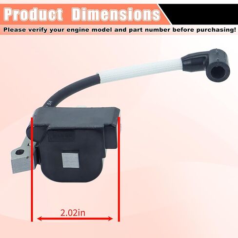 753-08516 Ignition Coil Module for Craftsman B210 B215 B235 WC205 WC210 WC215 WC2200 WS205 WS210 Blower Parts in Kuwait