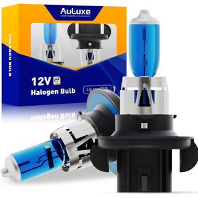 Compatible with Dodge Ram 1500 2500 3500 2006 2007 2008 Halogen Headlight Bulb Combo - 185% Brighter 5000K White High/Low Beam, Plug and Play, 2-Pack in Kuwait
