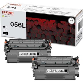 2 Pack CRG 056L Black Toner Cartridge, Compatible for Canon CRG 056L Toner Replacement for imageCLASS LBP320 imageCLASS LBP325dn imageCLASS MF540 Series Printer in Kuwait