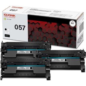 3 Pack CRG 057 Black Toner Cartridge, Compatible for Canon CRG 057 Toner Replacement for ImageCLASS MF445dw ImageCLASS MF445dwbn ImageCLASS MF448dw ImageCLASS MF449dw ImageCLASS LBP226dw Printer in Kuwait