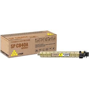 1 Pack SP C840A Yellow Toner Cartridge | Replacement for Ricoh SP C840A Work with Aficio SP C840DN C842DN Lanier SP C840DN C842DN Savin SP C840DN C842DN | 821256 in Kuwait