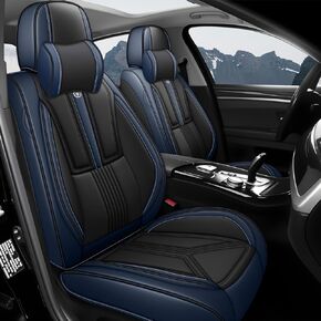 Car Seat Cover Full Set for Jeep Wrangler 2000-2026,Faux Leather Seat Cover for Car,Breathable Vehicle Cushions Cover Waterproof Automotive Seat Covers with Headrests(5 seat,Black&Gray) in Kuwait