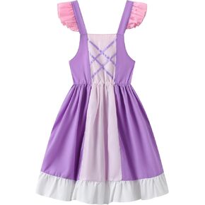 Princess Rapunzel Tangled Birthday Dress Photos Gift Costume Cosplay Toddler Outfit in Kuwait