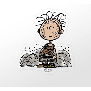 ملصق صغير مقطوع بالقالب من CafePress Pigpen، مقاس 3 × 4 بوصات شفاف in Kuwait