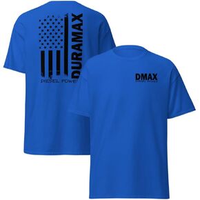 Duramax Shirt with American Flag Design DMax Diesel Power in Kuwait