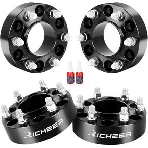 Richeer 1.5 inch 6x135 Hubcentric Wheel Spacers for 2015-2025 F150, 6 Lug 6x135 Forged Wheel Spacer with M14x1.5 Studs and 87.1mm Hub Bore for 2015-2024 Expedition, 2015-2025 Navigator in Kuwait