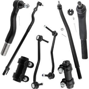 8pcs Front Sway Bars Inner Outer Tie Rods Adjustment Sleeves for Ford Excursion 2000-2005 F-250 Super Duty F-350 Super Duty 2000-2004 4x4 K80273 K80274 DS1438 DS1439 ES3423 ES3427 ES3422 ES3426 in Kuwait