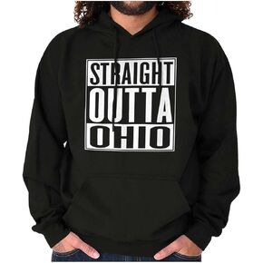Classic Teaze Funny OH Straight Outta Ohio Souvenir Hoodie Sweatshirt Women Men in Kuwait