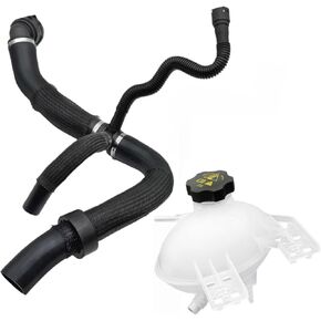 Engine Radiator Coolant Reservoir Expansion Tank and Coolant Outlet Hose Set Fit for Jeep Renegade 2015-2021 Compass 2017-2022 2.4L in Kuwait