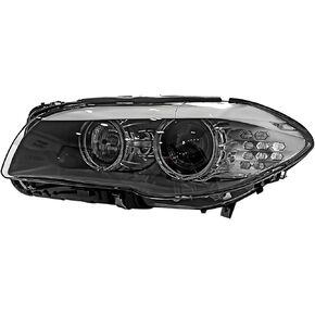 Pair Headlight Adaptive Xenon with AFS Replacement for BMW 5 Series F10 528i 535i M5 2011-2013 No Bulbs 63117203243, 63117203244 in Kuwait