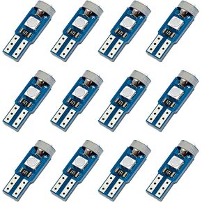 Automotive Universal T5 12V LED Bulbs, 74 73 37 2721 LED Bulb Compatible with Auto Car Gauge Cluster Dashboard Light Lamp Instrument Panel Indicator, White in Kuwait