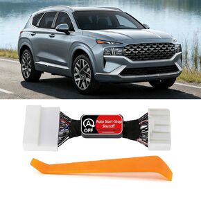 مزيل إيقاف التشغيل التلقائي لسيارة Hyundai Santa Fe 2021 2022 2023-Autostop A-Off جهاز تعطيل/إلغاء النظام - سهل التركيب والتوصيل والتشغيل in Kuwait