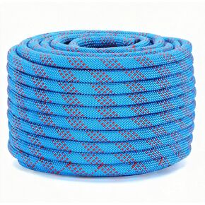100ft Braided Polyester Arborist Rope 1/2 inch - 8100 LBS Breaking Strength, 48 Strands 12 Inner Core, Tree Climbing Rope for Adults, Arborist Equipment & Tree Rescue, Rigging Rope (Blue) in Kuwait