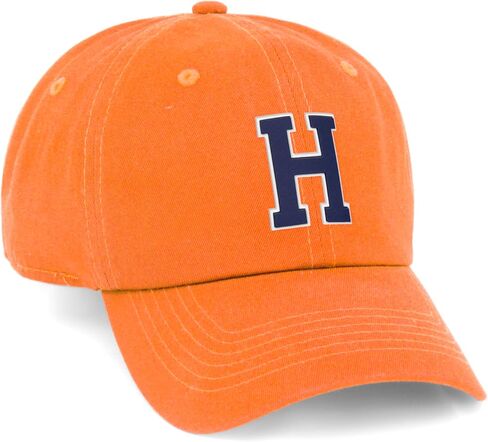 I&W Hatgear Classic White Navy الأولي حرف A إلى Z قبعة بيسبول قابلة للتعديل للأب in Saudi Arabia