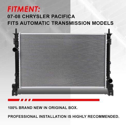 Auto Dynasty Radiator Compatible with 2007-2008 Chrysler Pacifica AT, DPI 13178 Factory Style 1-Row Cooling Radiator, Aluminum Core in Saudi Arabia