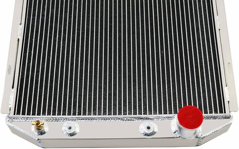 ALLOYWORKS 4 Row All Aluminum Radiator+Shroud+14"Fan For 1963-1966 Ford Mustang/Falcon/Mercury/Comet V8 in Saudi Arabia