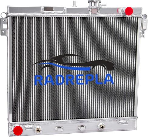 CU2855 3 Row Aluminum Radiator for 2006-2012 Chevy Gmc Hummer H3 Adventure/Base/Luxury Colorado Canyon H3 H3T Radiador Downflow Radiators 2007 2008 2009 2010 2012 06 07 08 09 10 11 12 in Kuwait