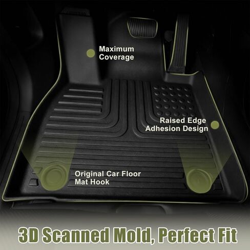 Priprilod Floor Mats Fit for Kia Optima 2011-2015 All Weather Protector TPE Floor Liners Custom Fit Car Mats Non-Slip in Saudi Arabia