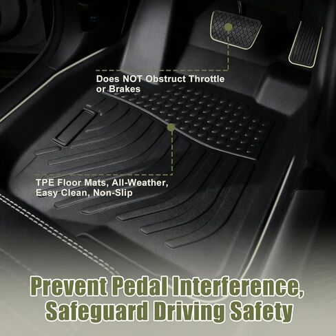 Priprilod Floor Mats Fit for Kia Optima 2011-2015 All Weather Protector TPE Floor Liners Custom Fit Car Mats Non-Slip in Saudi Arabia